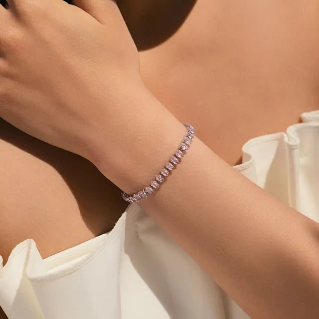 Light Luxury Bracelet High Sense Atmospheric Full Diamond Zircon tennis bracelet