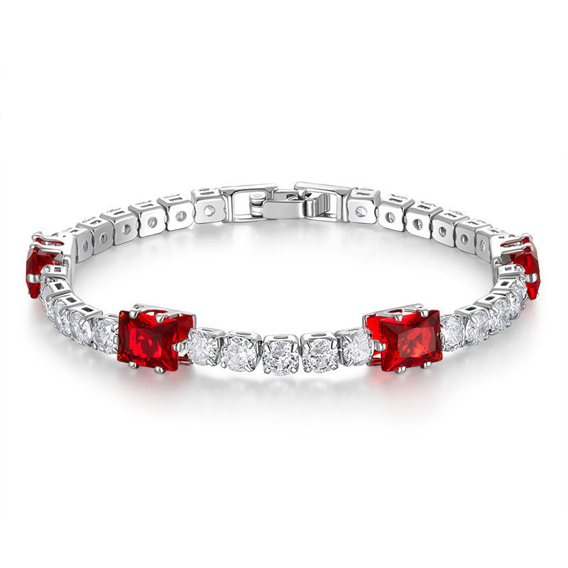 New Exquisite Diamond Shiny Bracelet Women's Luxury High-end Style tennis bracelet