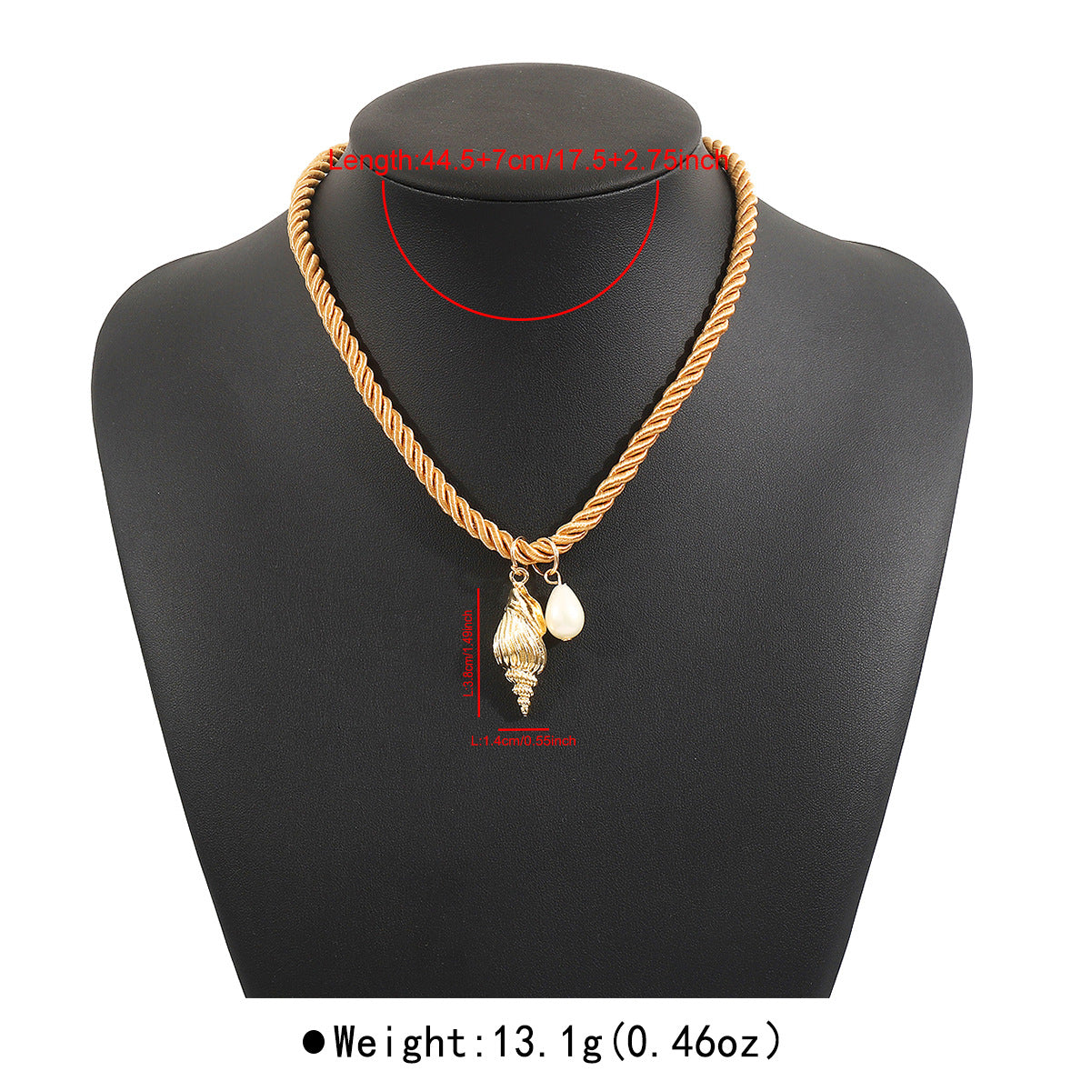 ZA Holiday Wind Conch Sea Star Shell Fish Pendant Necklace Summer Marine Life necklace