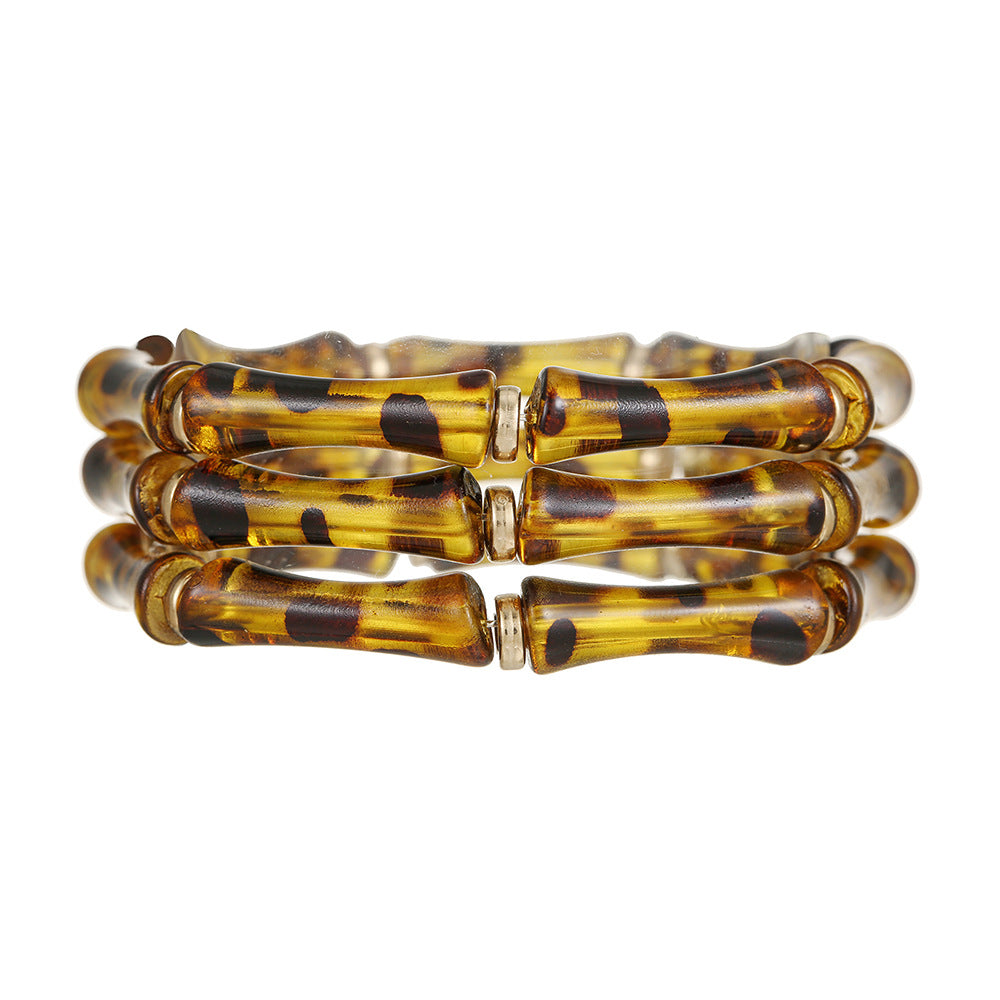 Influencer Bamboo Tube Beaded Bracelet for Women