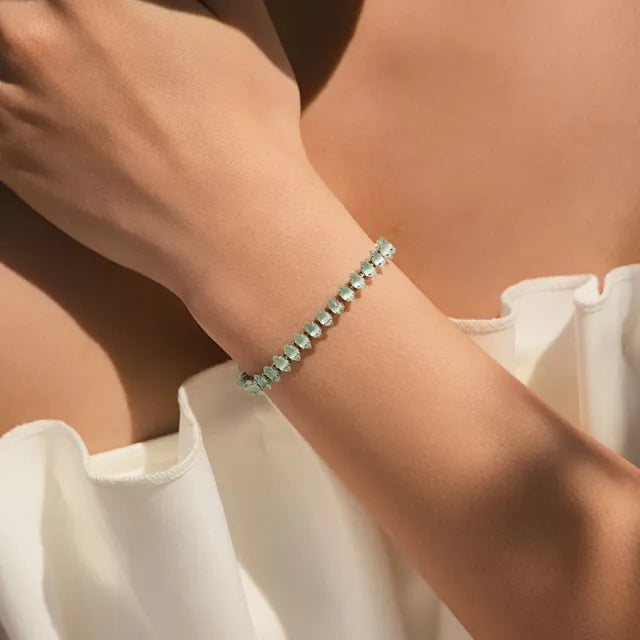 Light Luxury Bracelet High Sense Atmospheric Full Diamond Zircon tennis bracelet