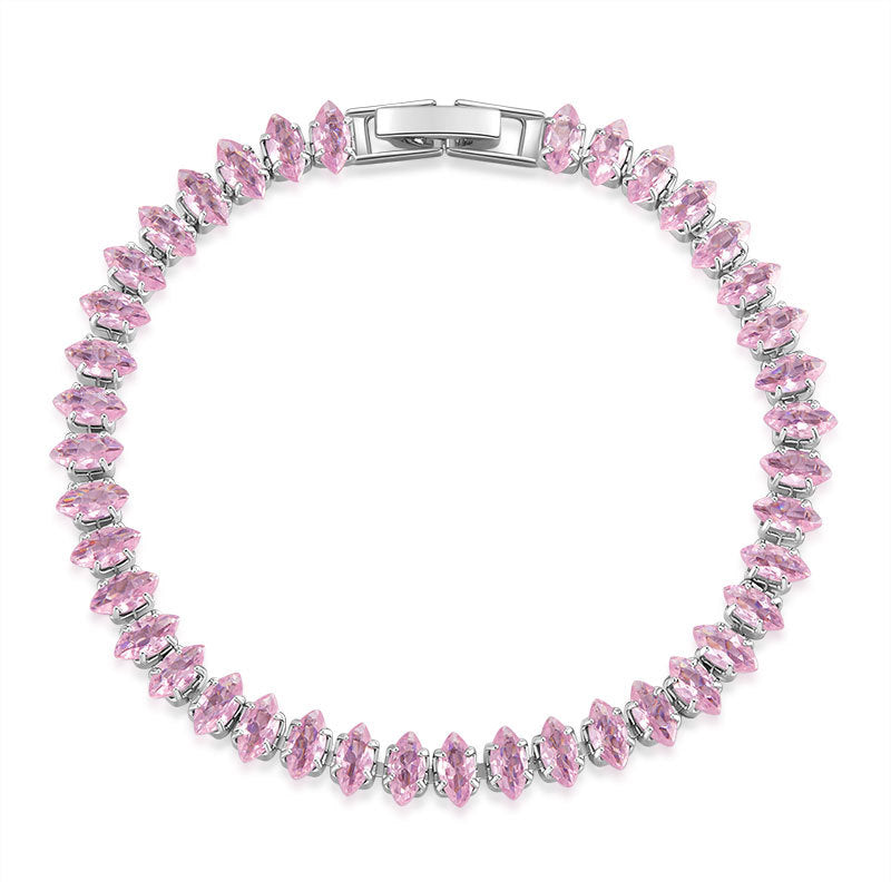 Light Luxury Bracelet High Sense Atmospheric Full Diamond Zircon tennis bracelet